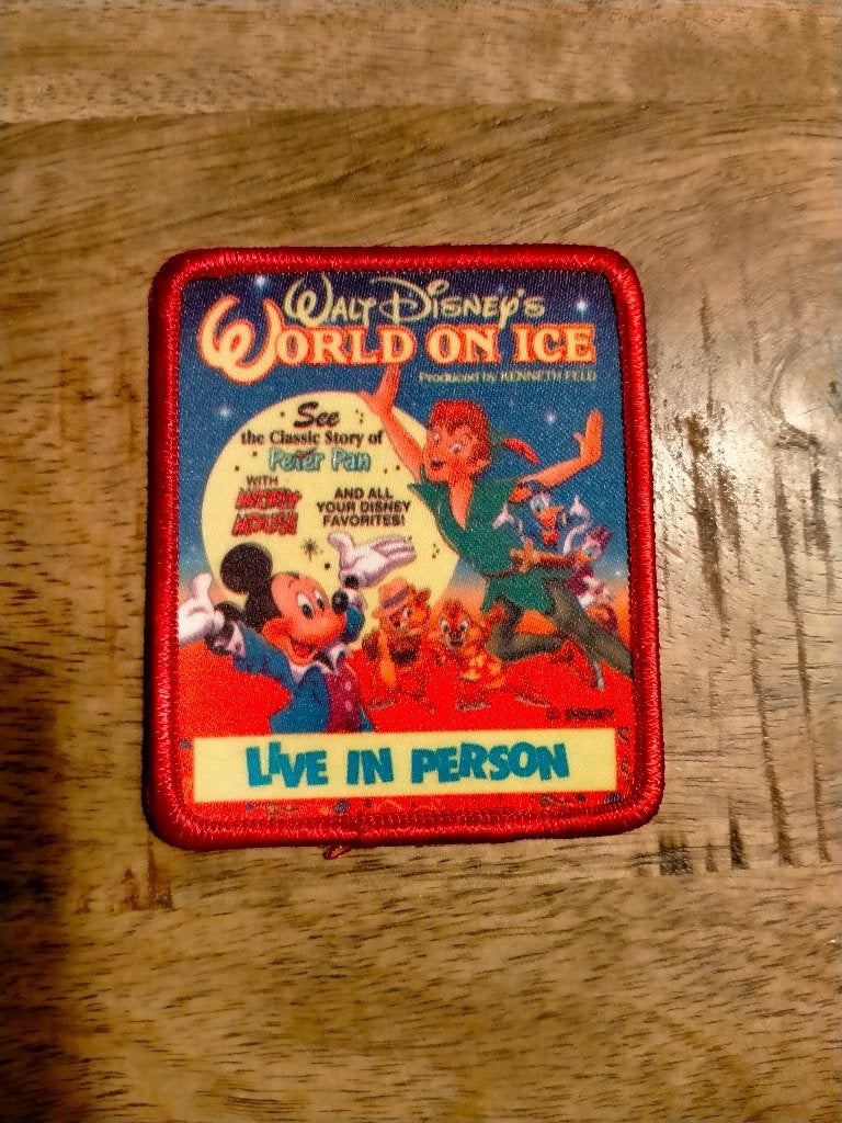 Walt Disney's World on Ice Disney patch embleem kleding, Ophalen of Verzenden, Gebruikt