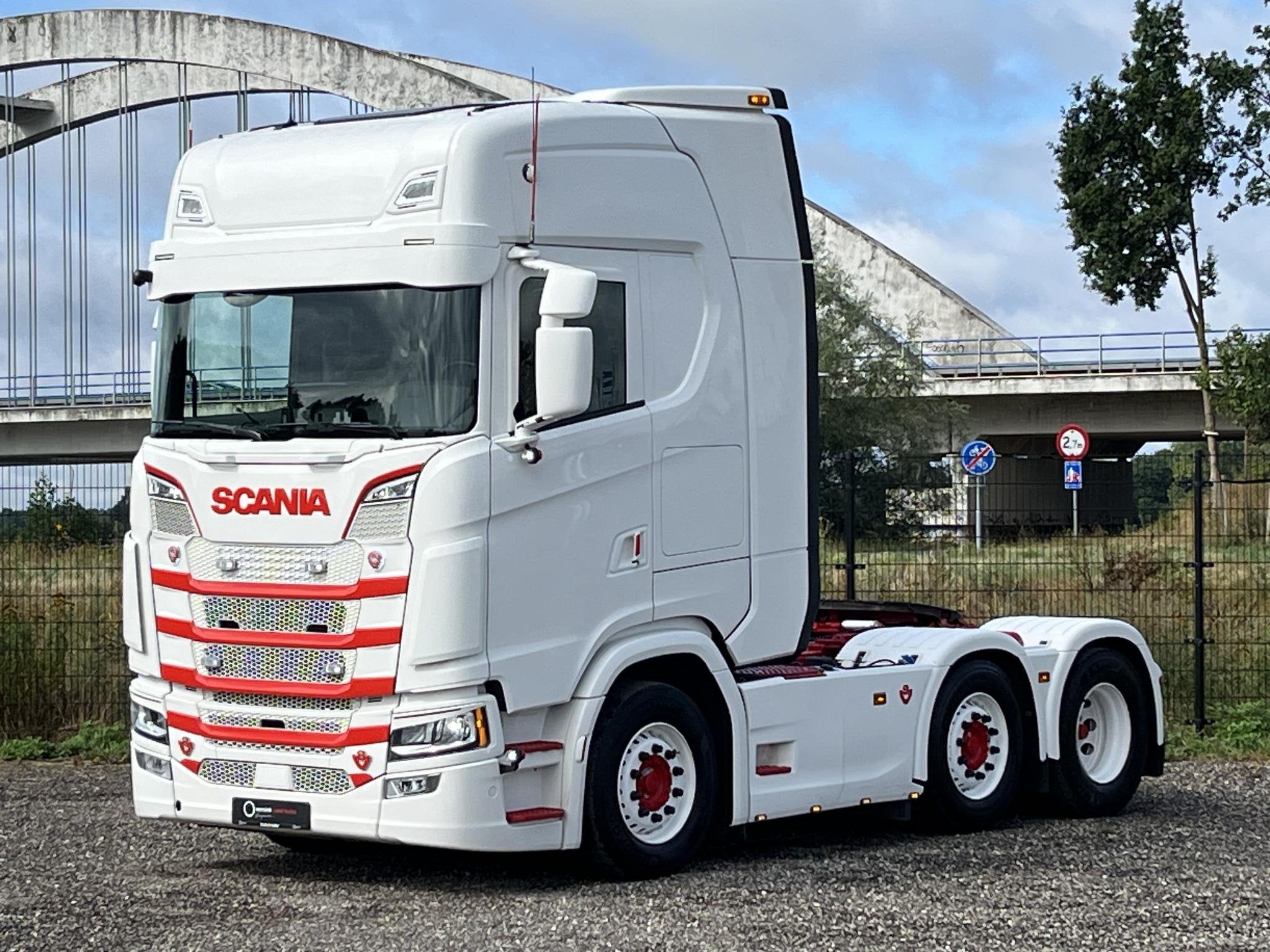 Scania S590 V8 | Retarder | Full Air | Hydraulics | Custom I, Automaat, Stof, Scania, Wit