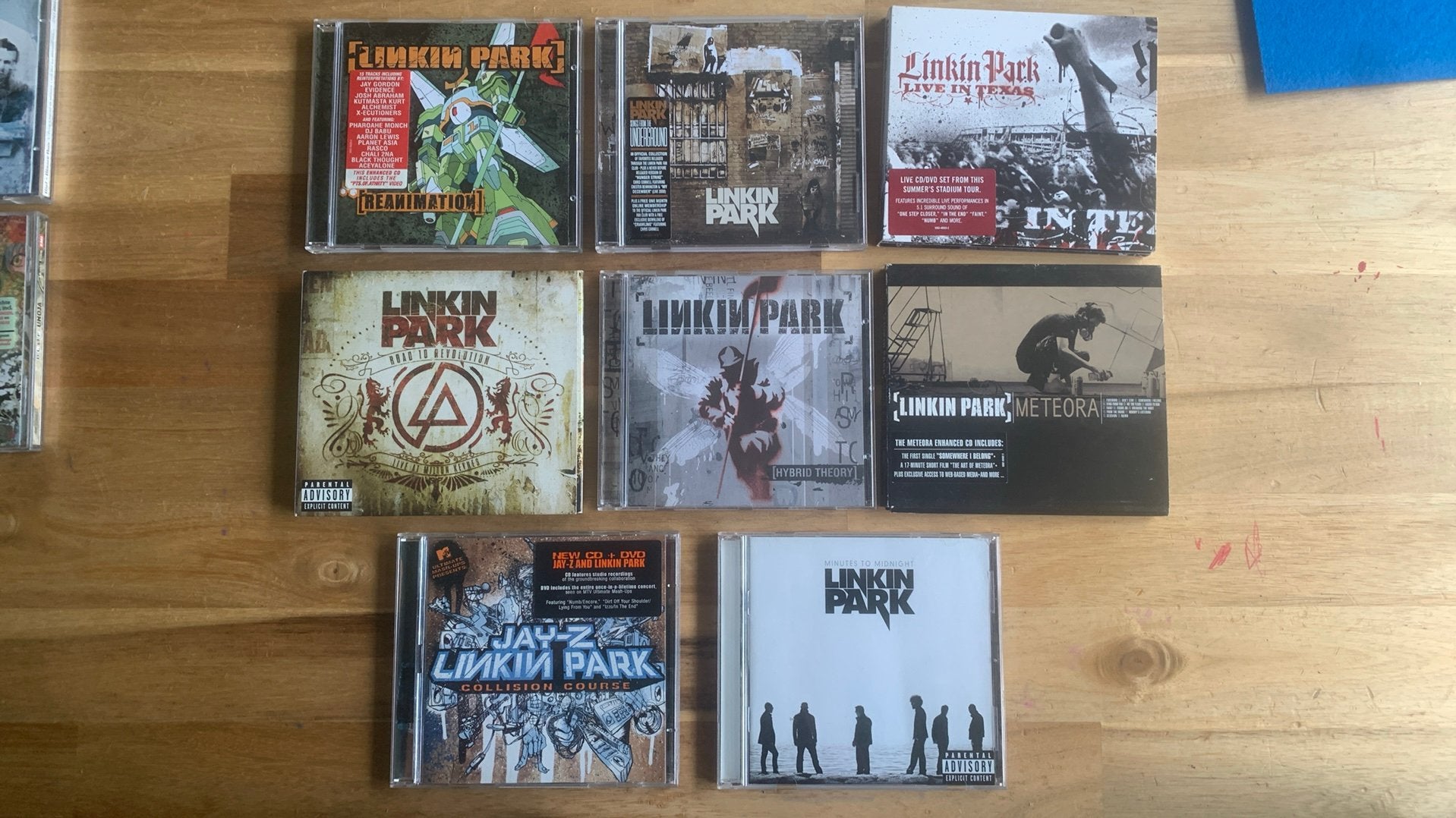 Linkin Park CD-collectie: 7 albums (incl. CD+DVD's), Rock, Ophalen of Verzenden, Album, Gebruikt