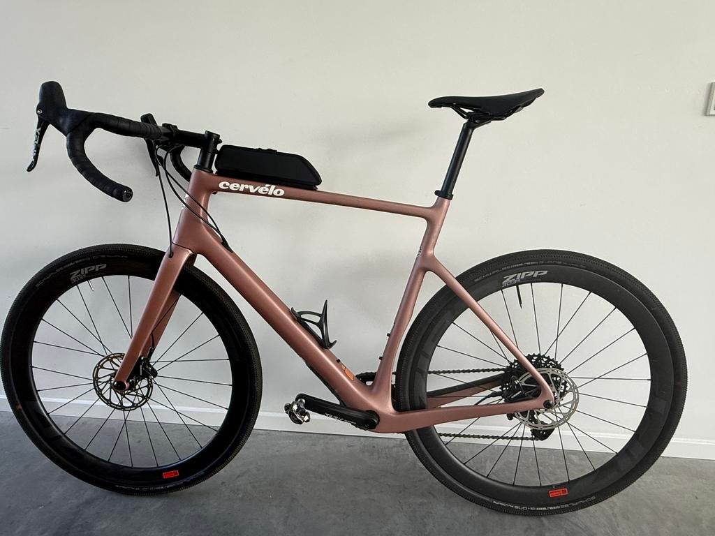 Cervelo Aspero rose gravelbike maat 58 zipp carbon, Carbon, Heren, Zo goed als nieuw, 57 tot 61 cm