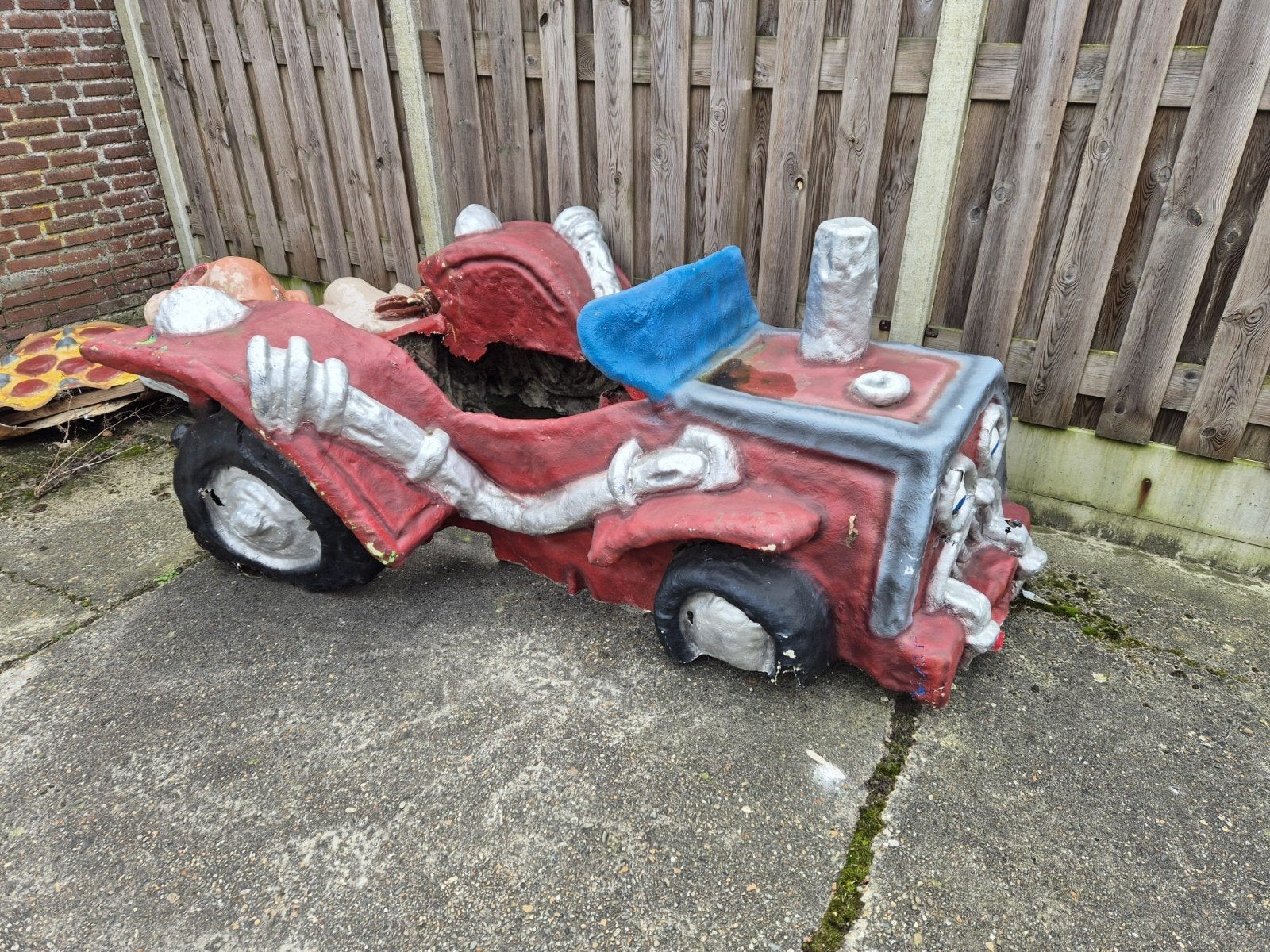carnavalswagen onderdelen, Ophalen, Gebruikt