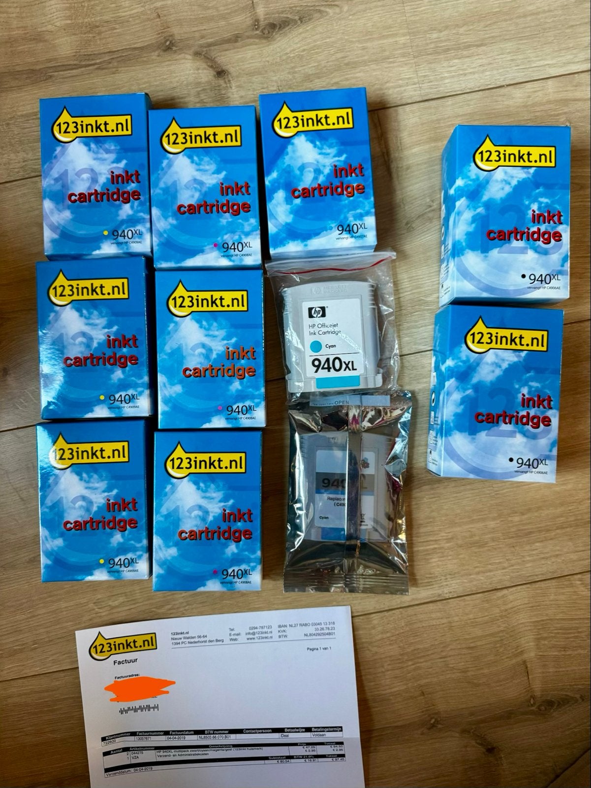 HP 940XL cartridges partij | Origineel HP + 123inkt | Nieuw, Ophalen of Verzenden, Nieuw, Cartridge