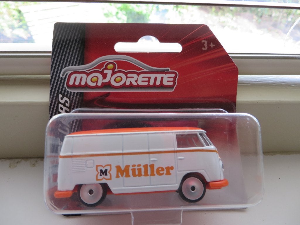 Majorette Volkswagen Transporter T1 Samba - Spijltje MULLER, Ophalen of Verzenden, Nieuw, Auto