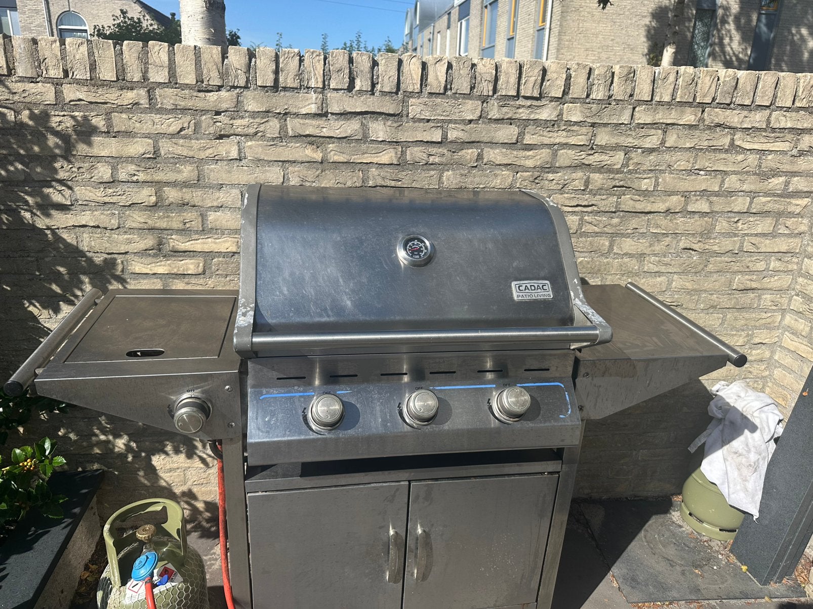 Gratis Cadac RVS BBQ, Tuin en Terras, Gasbarbecues, Ophalen, Gebruikt