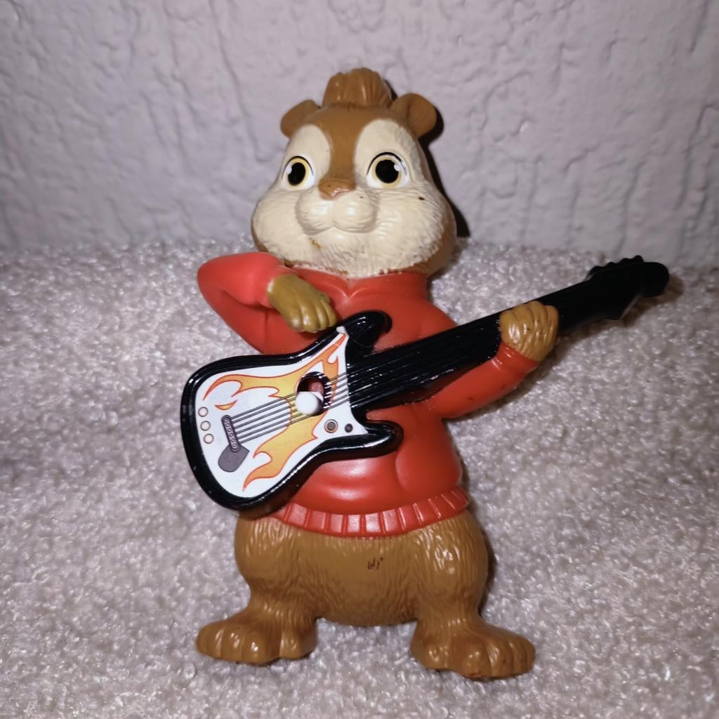 Alvin met geluid en gitaar. Happy meal, McDonald's. 2009, Ophalen of Verzenden, Gebruikt, Film, Actiefiguur of Pop