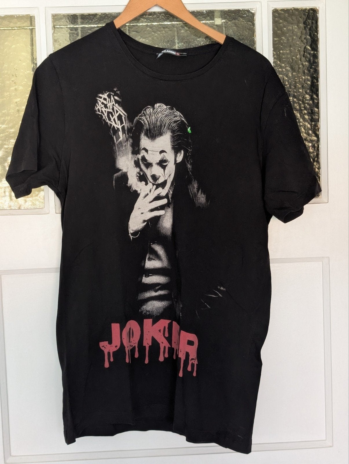 Zwart Joker T-shirt - Maat XXL - SCAMM, Zwart, Maat 56/58 (XL), Zo goed als nieuw, SCAMM®
