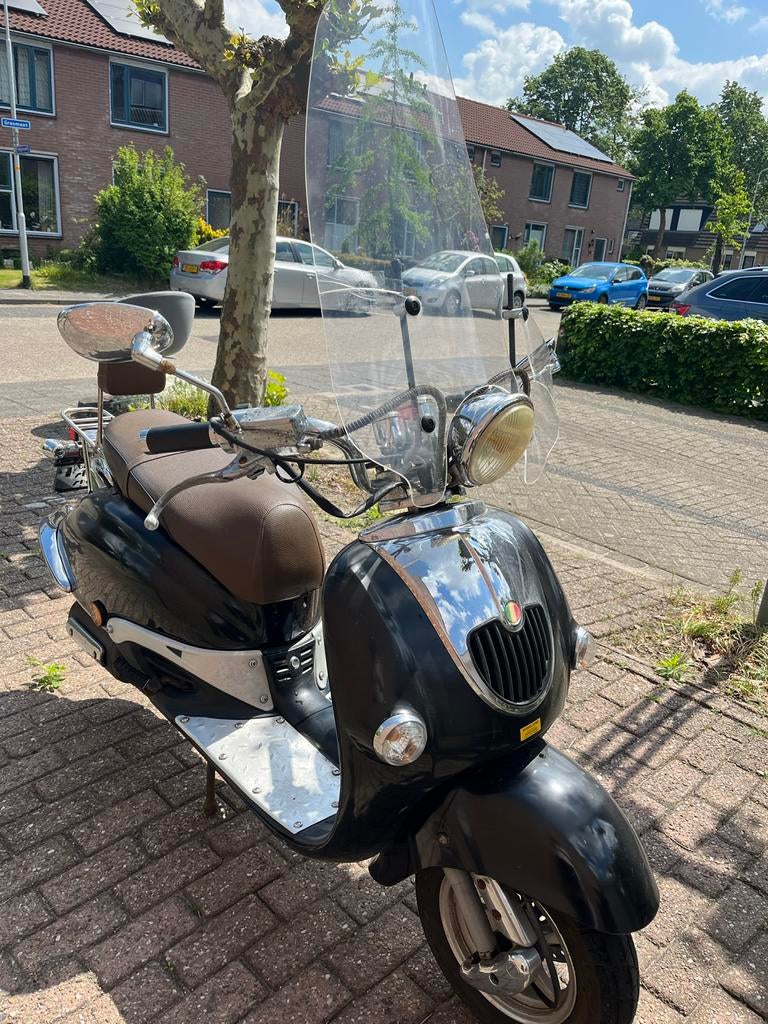 Zhen Scooter - Blauw Kenteken, Ophalen, Gebruikt, Benzine, Overige merken