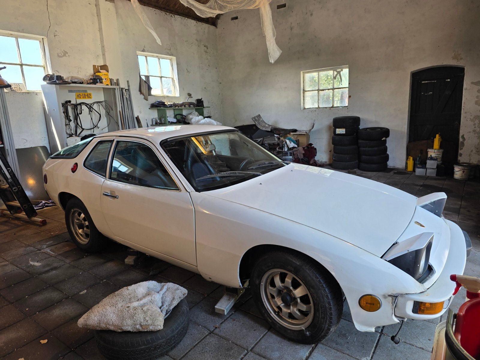 porsche 924 1978 2.0L, Ophalen