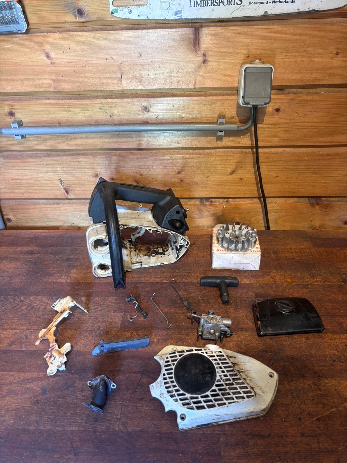 Onderdelen stihl 150/151T, Ophalen of Verzenden, Zo goed als nieuw