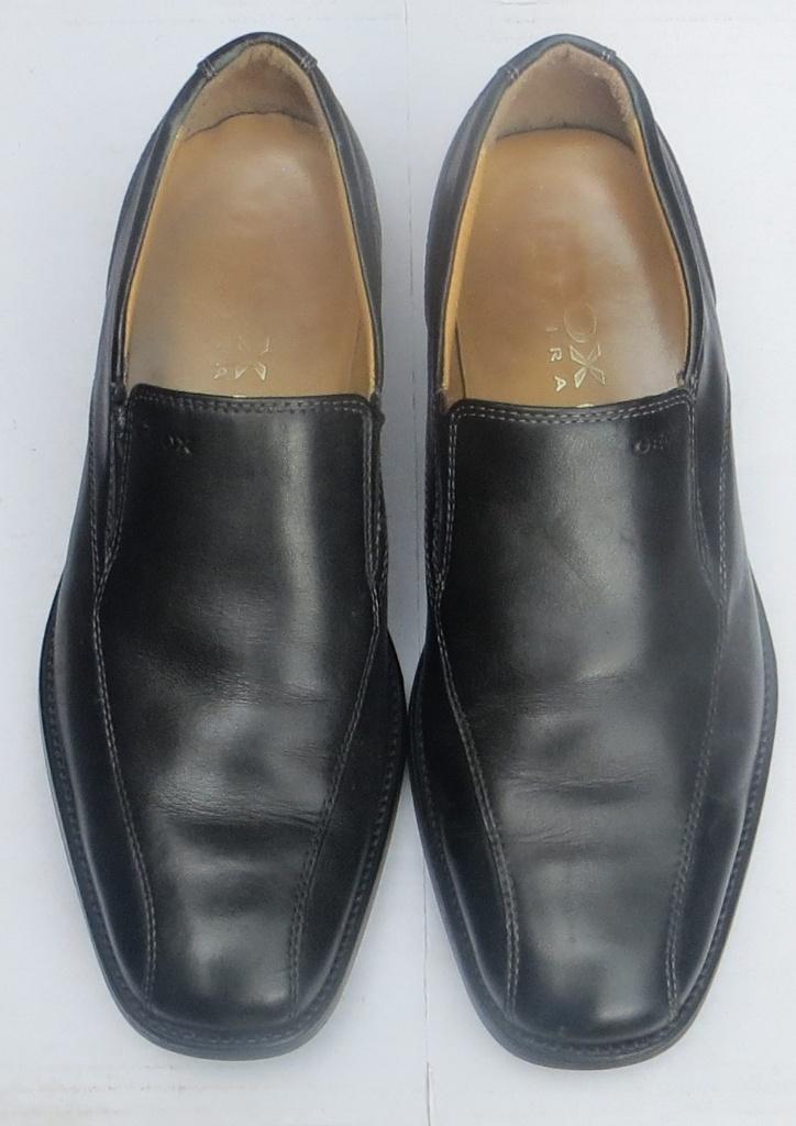Geox Heren schoenen maat 40 leer instappers zwart zgan, Zwart, Overige typen, Ophalen of Verzenden, Zo goed als nieuw