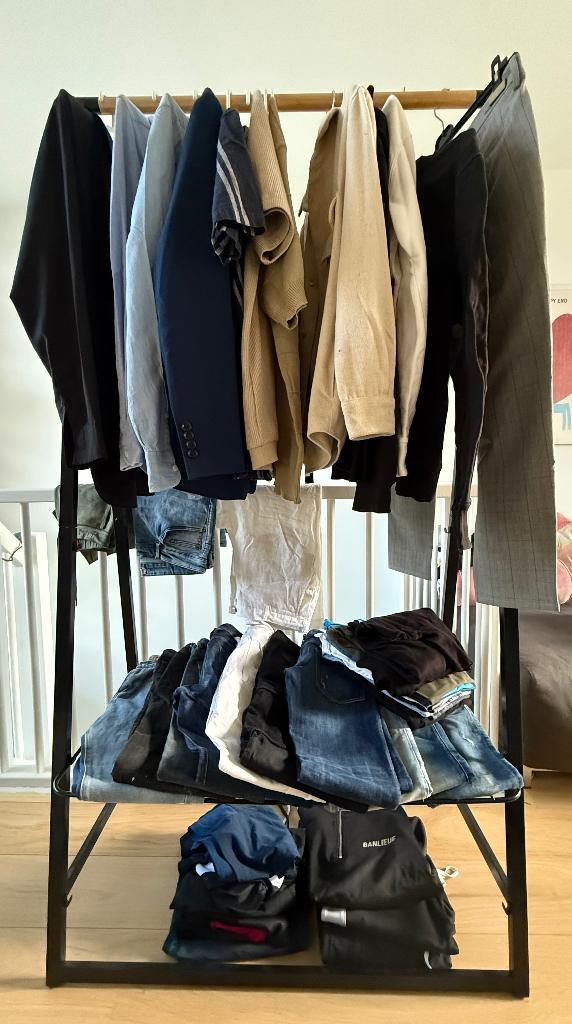 Grote kledingpartij jongens – jeans, shirts, broeken & meer!, Ophalen, Zo goed als nieuw, Overige maten