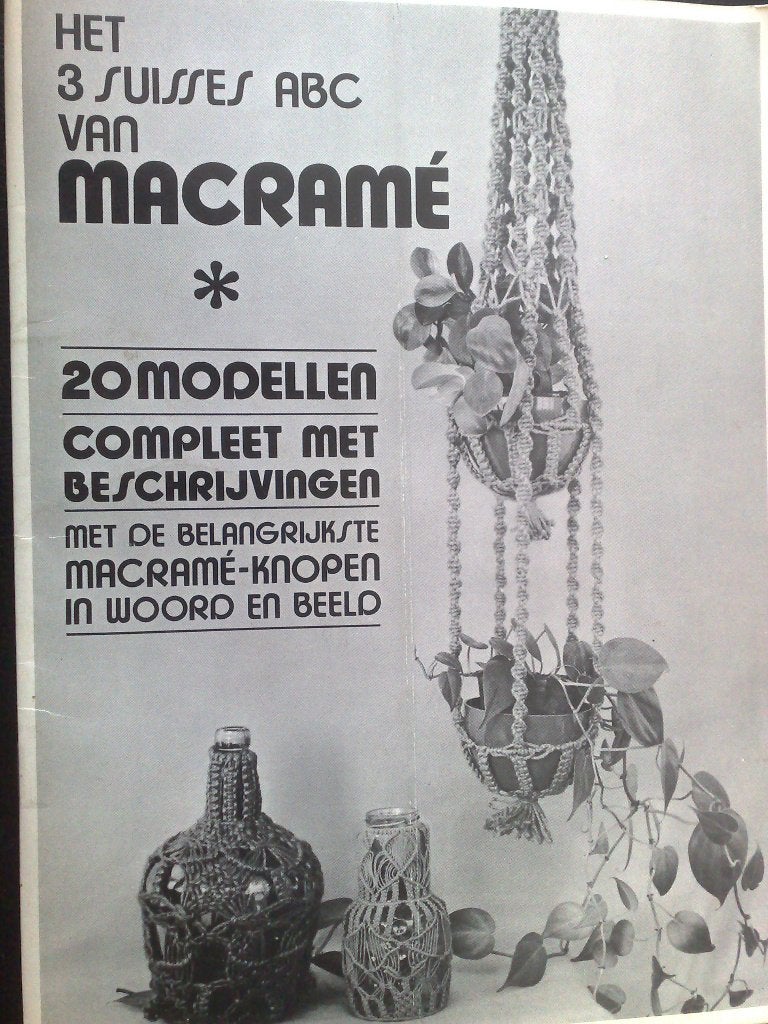 Het 3 Suisses ABC van macramé, Verzenden, Breien of Haken, Patroon of Boek