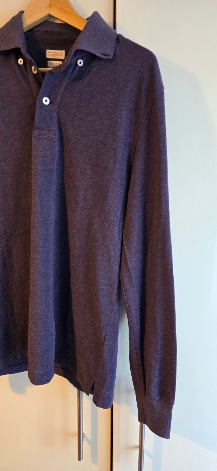 Brunello Cucinelli heren trui zgan, Ophalen of Verzenden, Zo goed als nieuw, Maat 48/50 (M), Paars