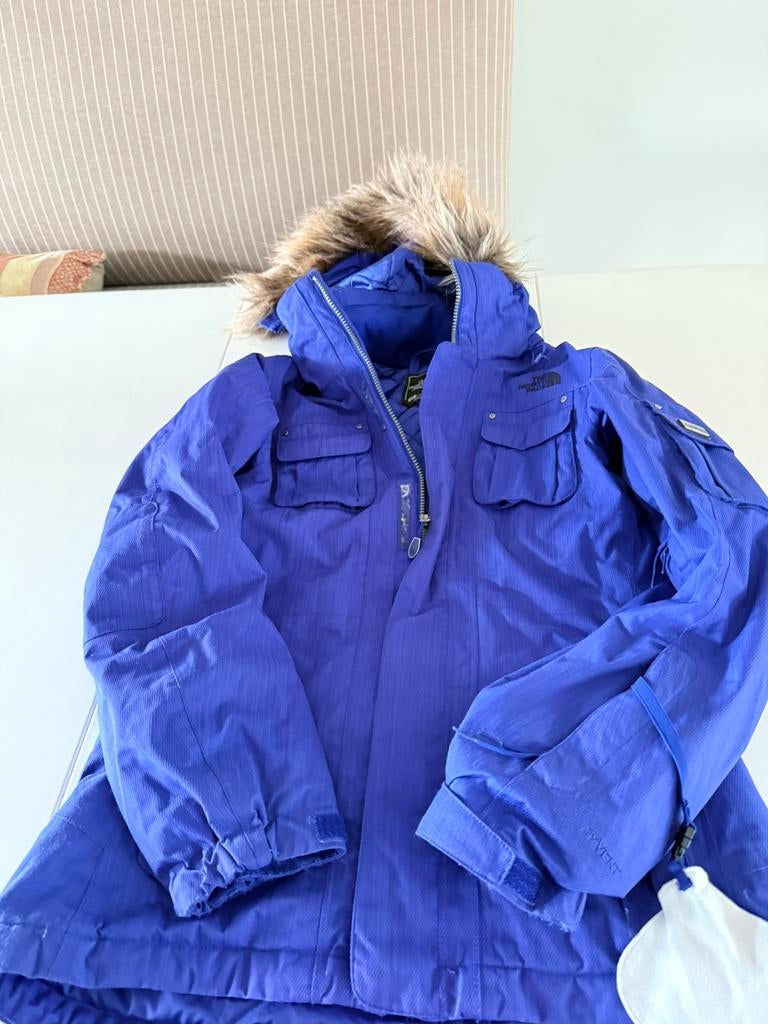 The North Face Baker ski jas S blauw dame hyvent izgst, Ophalen, Zo goed als nieuw, Maat 36 (S), Blauw