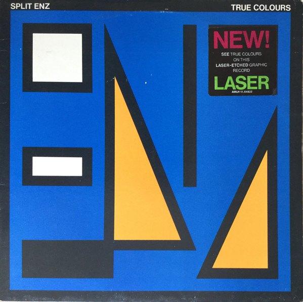 lp,Split Enz – True Colours, Ophalen of Verzenden, Gebruikt, 12 inch, Poprock
