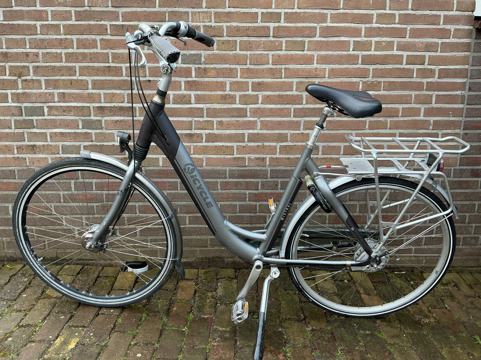 Icycle damesfiets, niet electrisch, 55 cm frame, 7 versnel., Gebruikt, Velgrem, Versnellingen, 50 tot 53 cm
