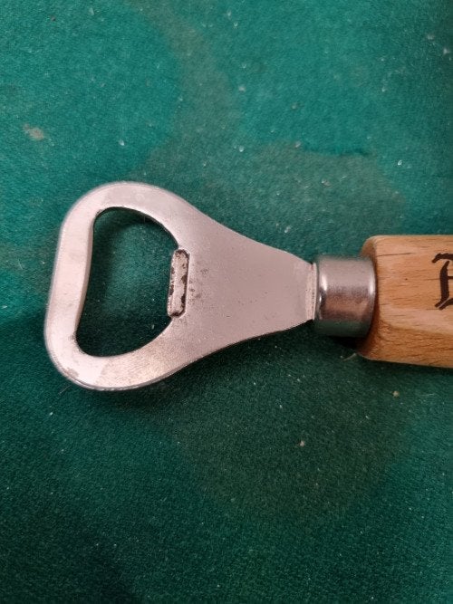 flesopener van hout abbaye de leffe, Verzamelen, Ophalen of Verzenden, 'T Olde Gre-j, Info@toldegrej.nl, Endepoelstraat 20f Didam