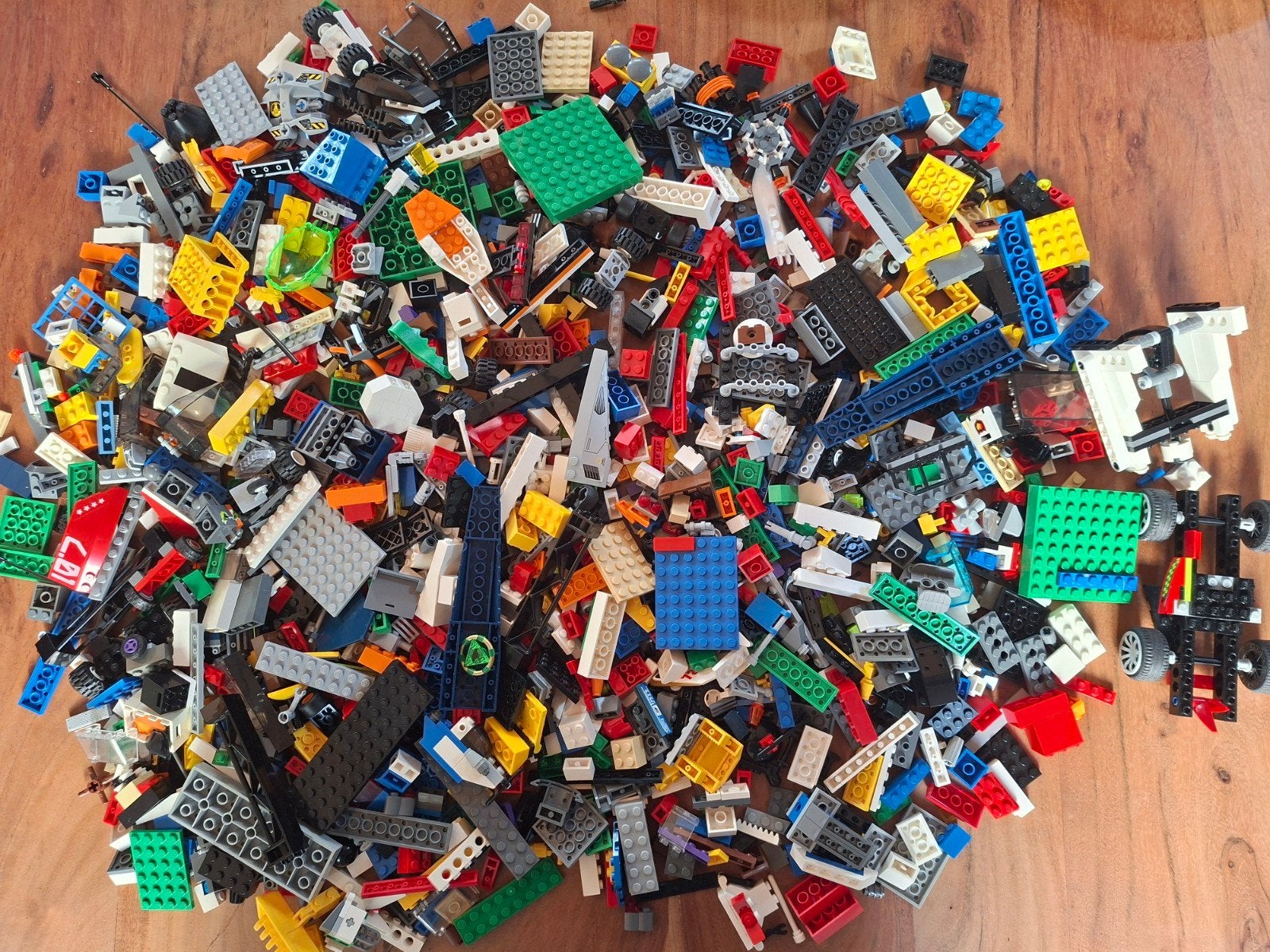 Grote berg lego bouwstenen onderdelen, Ophalen of Verzenden, Gebruikt, Losse stenen, Lego