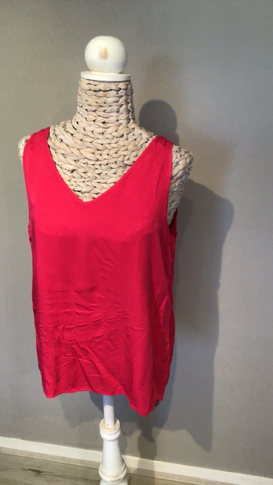 Studio Anneloes top zijde fuchsia maat xl, Kleding | Dames, Maat 46/48 (XL) of groter, Ophalen of Verzenden, Zo goed als nieuw