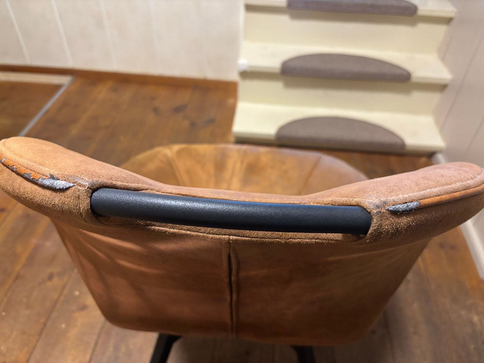 6 Cognac Kleurige Stoelen van Pronto Wonen, Ophalen, Overige materialen, Gebruikt, Bruin
