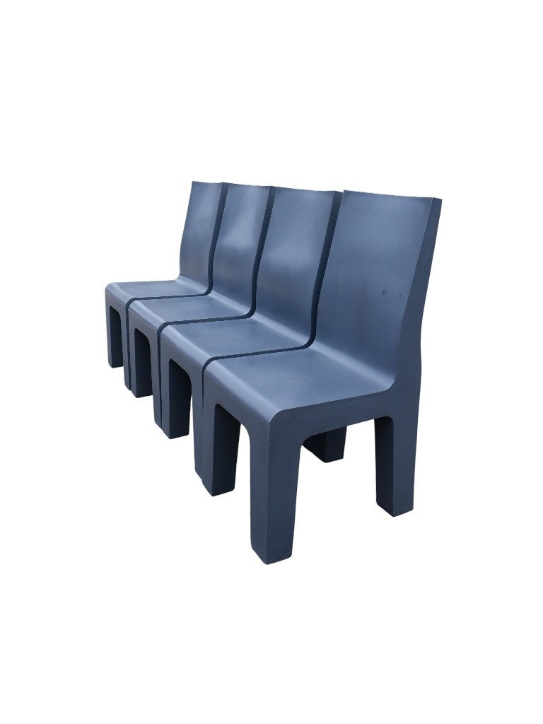 4 Richard Hutten Museum stoelen, Ophalen, Kunststof, Gebruikt, Rijksstraatweg 37 Wilp