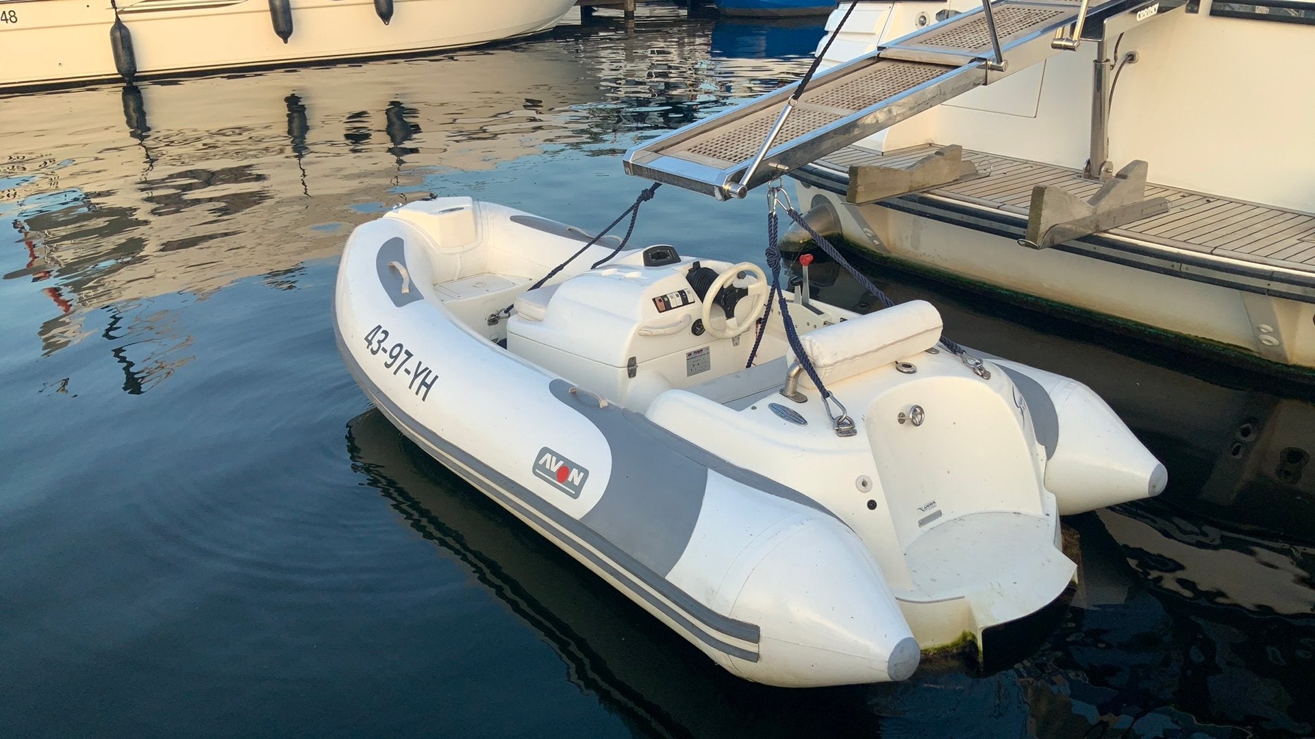 Sea sport jet 320, Watersport en Boten, Rubberboten, Avon, Gebruikt, Binnenboordmotor, 70 pk