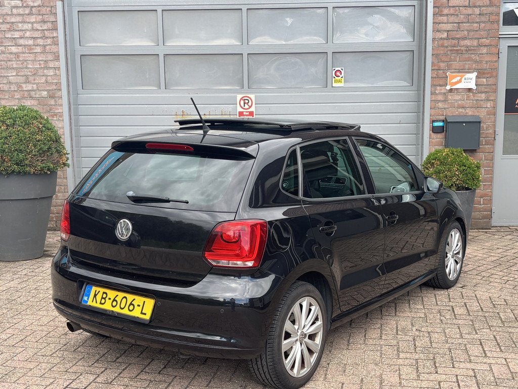 Volkswagen Polo 1.2 TSI Highline Automaat Panoramadak / Stoe, Euro 5, Stof, Zwart, 4 cilinders