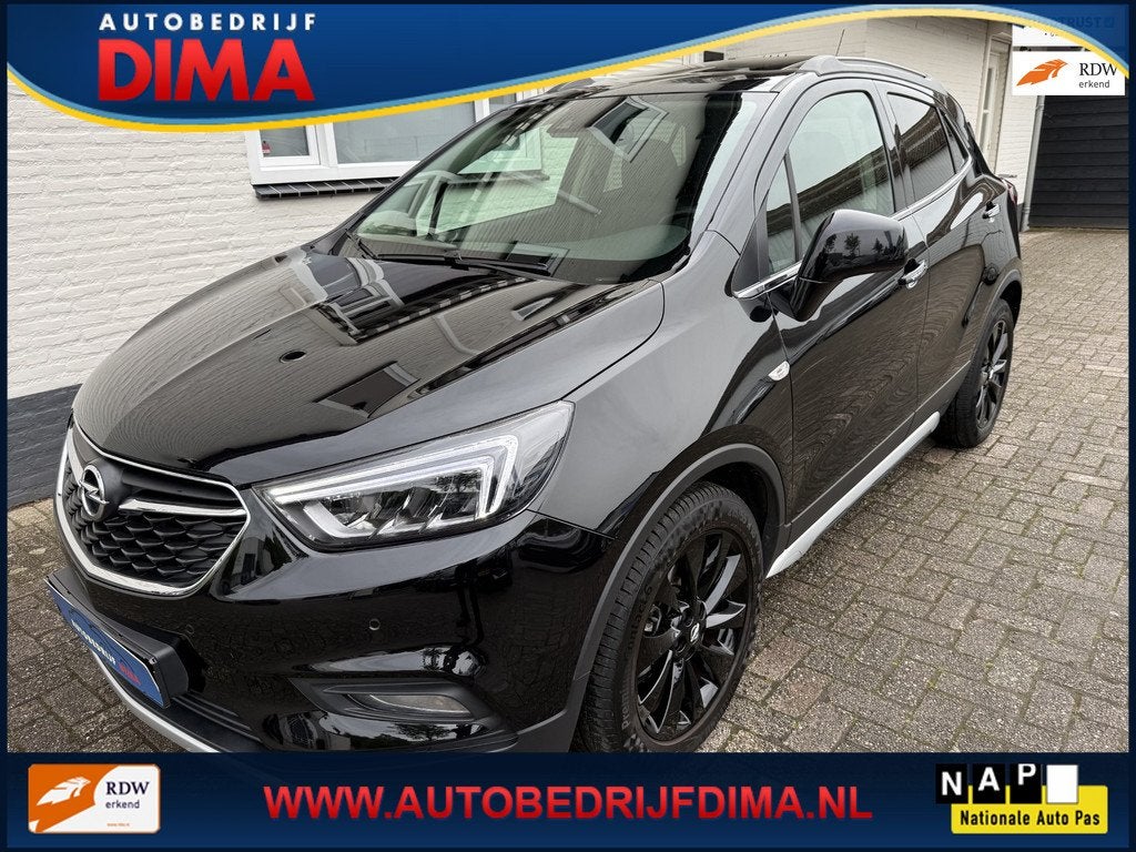 Opel Mokka X 1.4 Turbo Innovation Automaat/ Leder/ Navi/ Cam, Auto's, Opel, Te koop, MokkaX, ABS, Achteruitrijcamera, Airbags