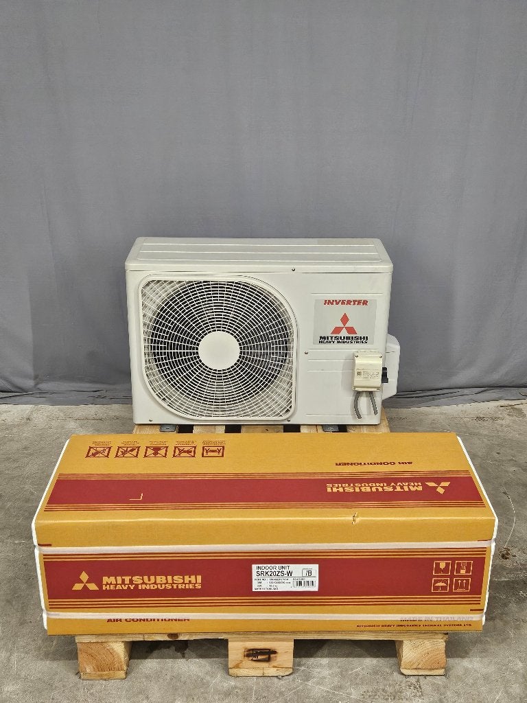 Mitsubishi SRK20ZS-W + SRC20 wandmodel airco split set 2 kW, Koelen en Ontvochtigen, Timer, Nieuw, 3 snelheden of meer