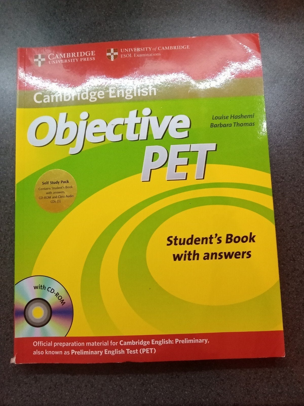 Cambridge English Objective book set  PET Student's Book met, Ophalen of Verzenden, Alpha, Overige niveaus, Louise Hashemi, Barbara Thomas