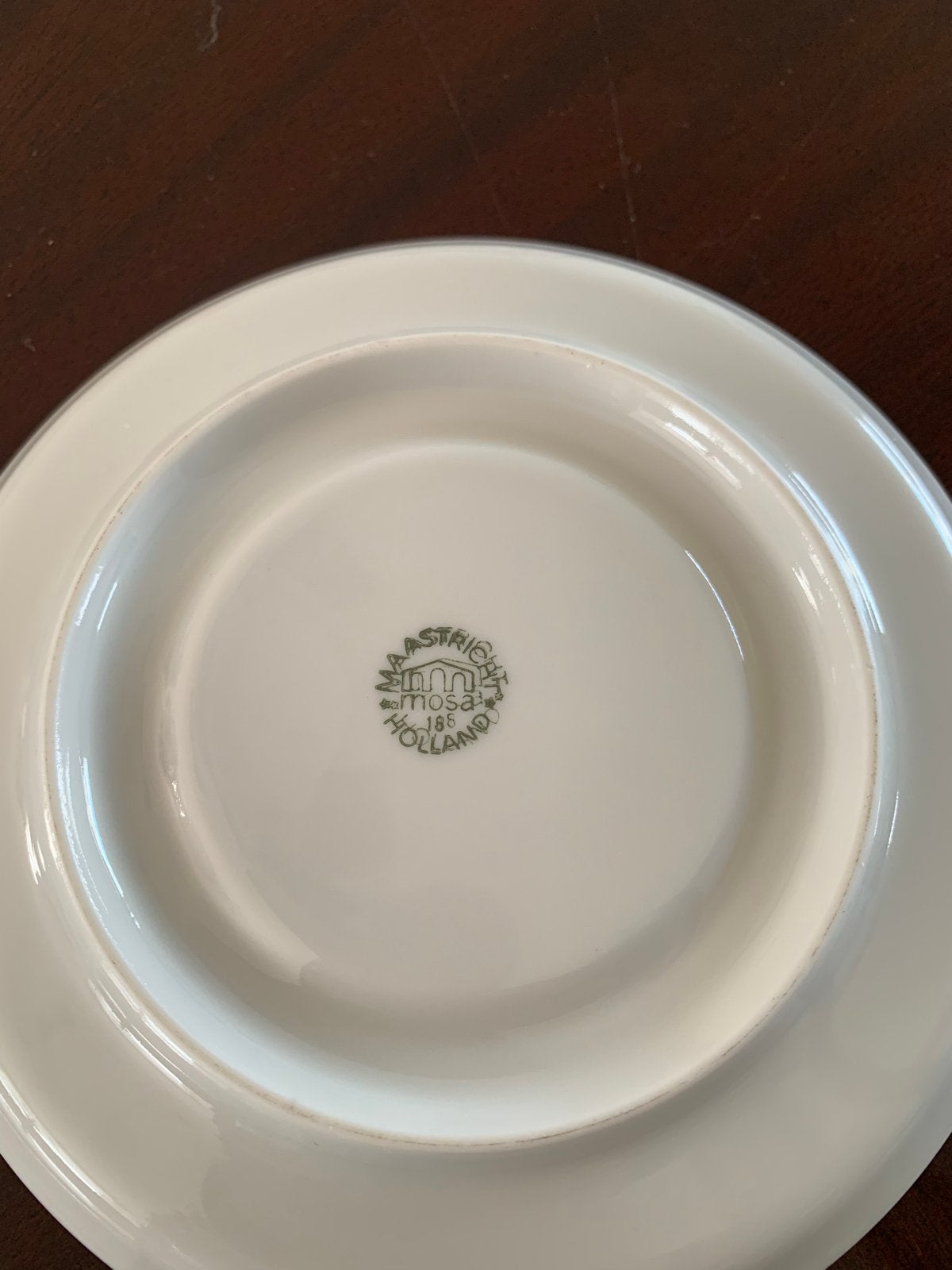 Mosa Maastricht Holland Espresso Kop en Schotel, Antiek en Kunst, Antiek | Servies los, Ophalen