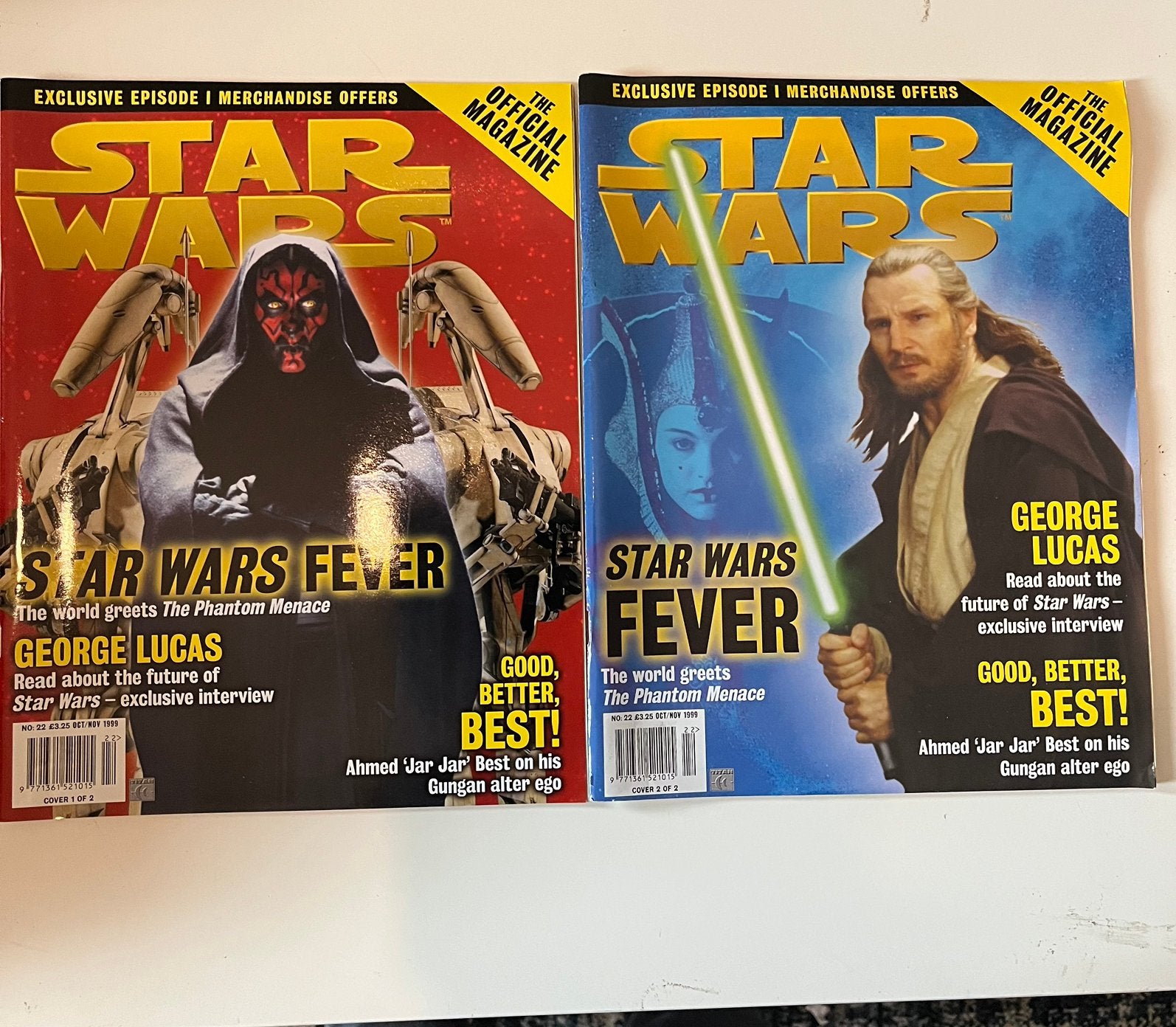 2x Star Wars: The Official Magazine met verwisselbare covers, Ophalen of Verzenden, Zo goed als nieuw, Boek of Poster