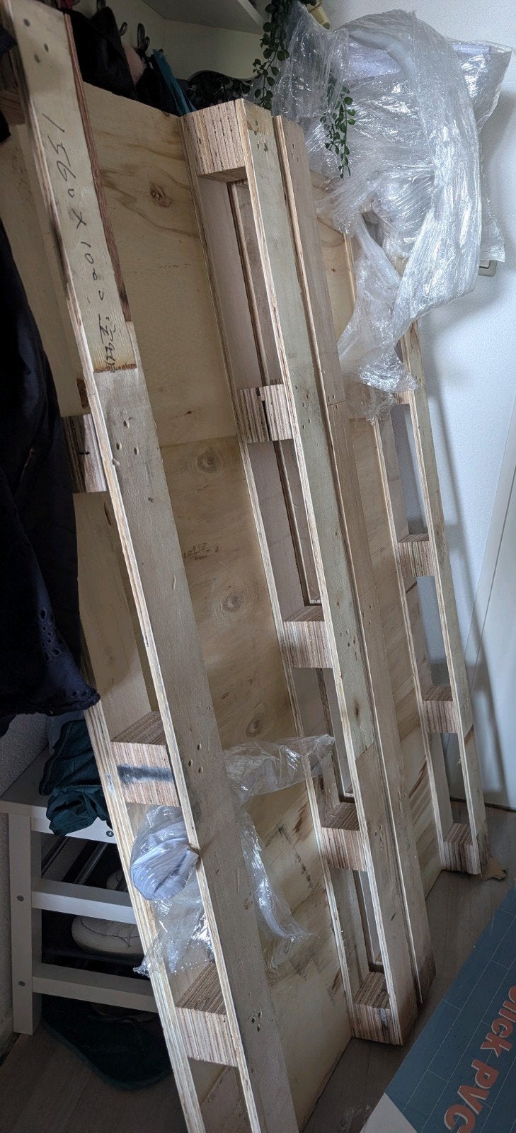 Gratis pallet 100x 160 cm zonder plastic, Minder dan 3 m³, Ophalen, Overige houtsoorten