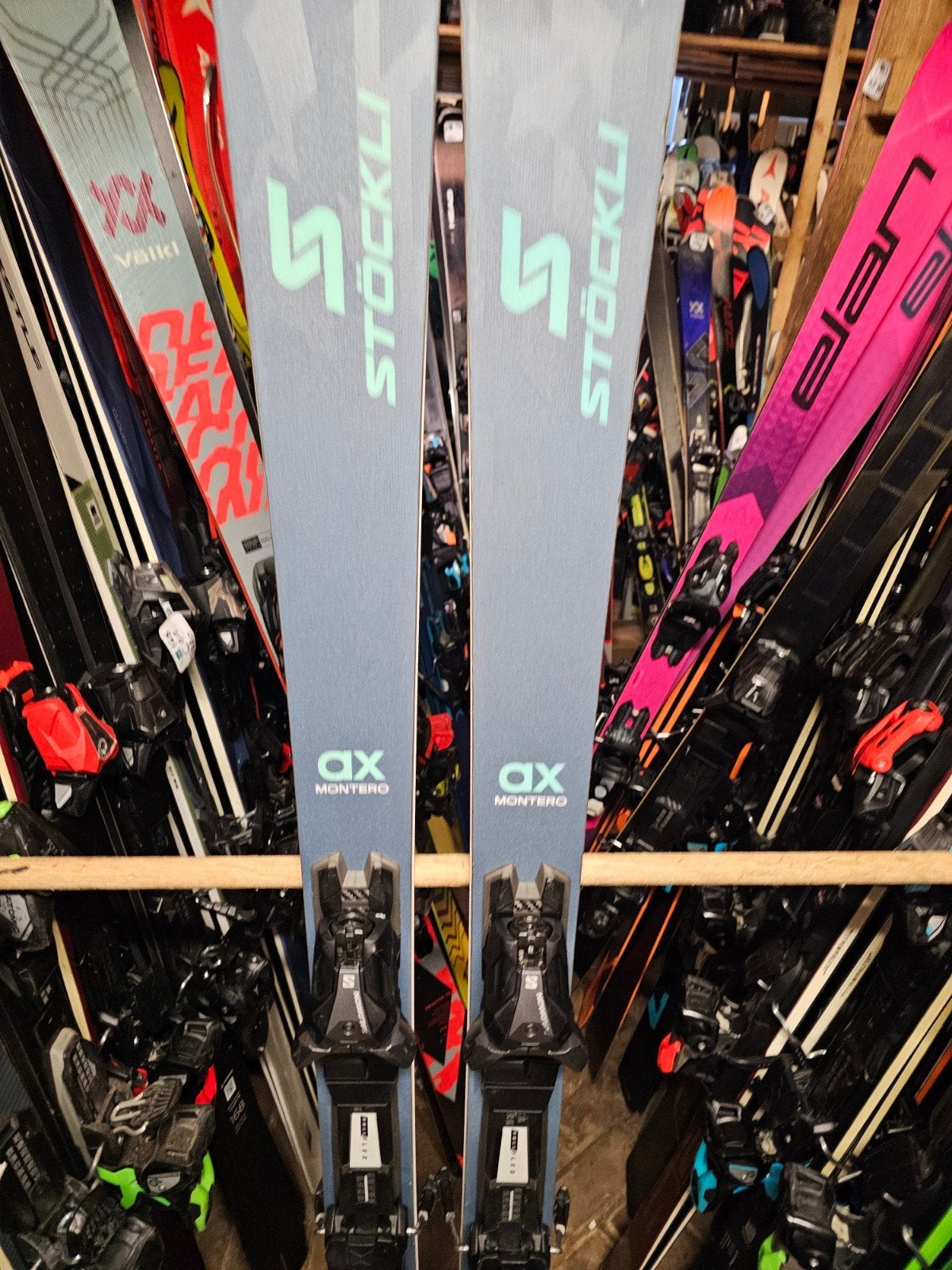 168 STOCKLI MONTERO AX VOOR KENNERS 1600€, Sport en Fitness, Overige merken, 160 tot 180 cm, Stockli, Ophalen of Verzenden