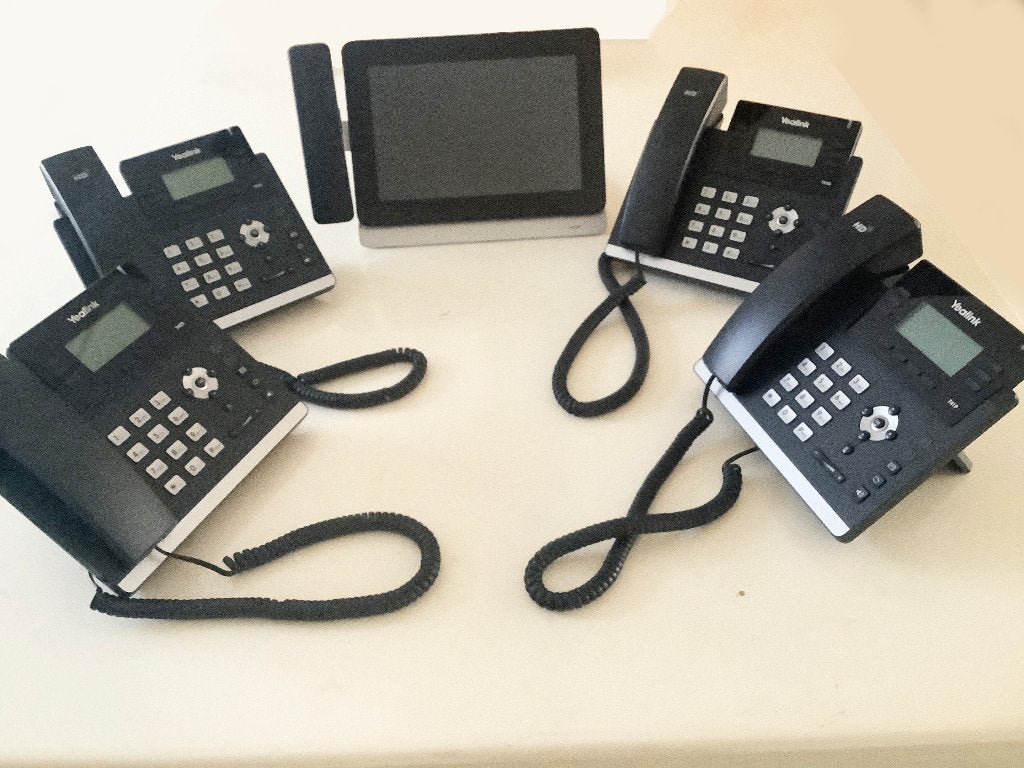 grote partij VoIP toestellen, Telecommunicatie, Datacommunicatie en VoIP, Ophalen of Verzenden, Gebruikt, Telefoon