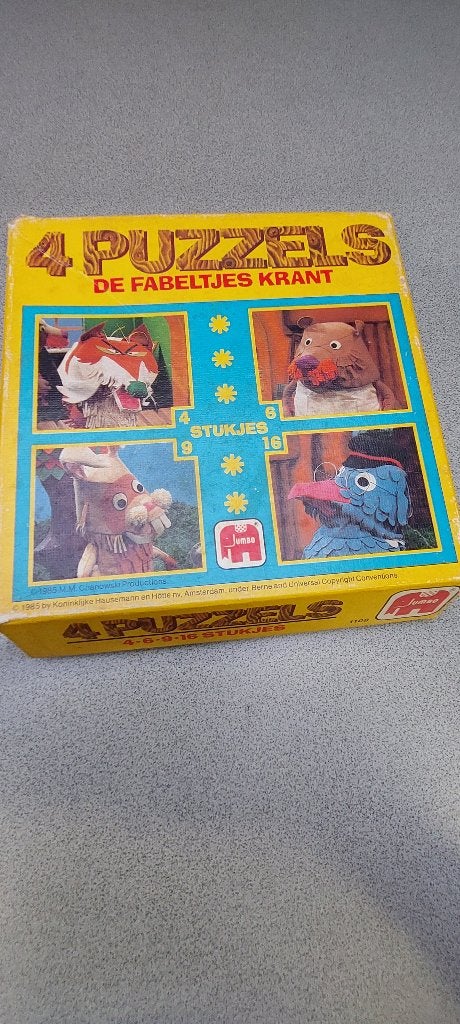 Puzzel Fabeltjeskrant voor de verzamelaar, Ophalen, Overige typen