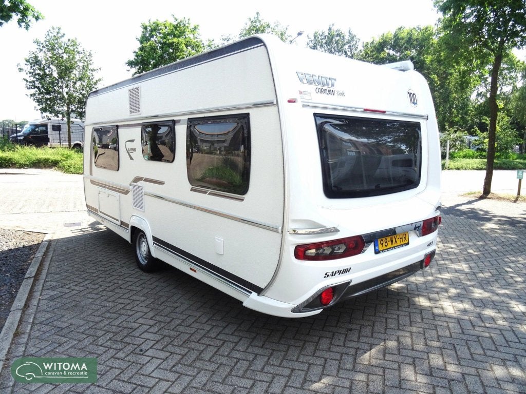 Fendt Saphir 465 SFB SALE Mover, luifel,, Caravans en Kamperen, Kachel, Rondzit, Bedrijf, Overige typen