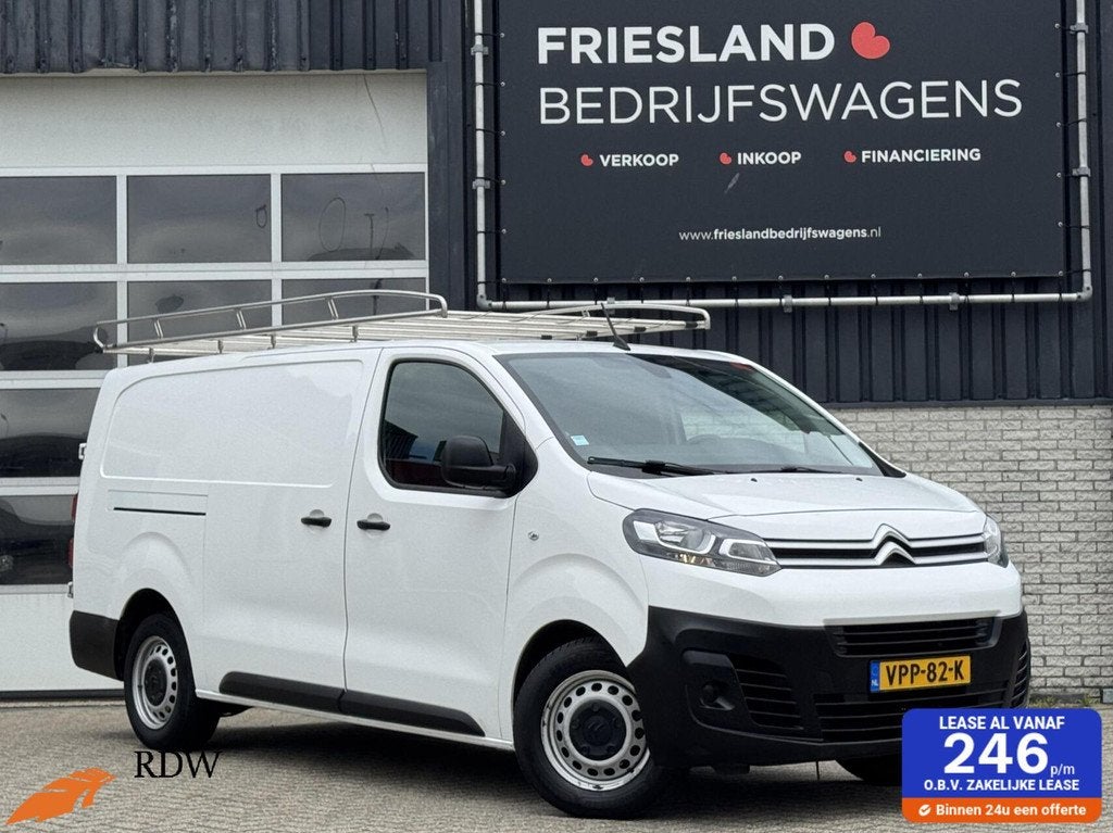 Citroen Jumpy 2.0 BlueHDI 120pk Driver Long L3 Trekhaak/Crui, Auto's, Bestelauto's, Gebruikt, 4 cilinders, Citroën, Geïmporteerd