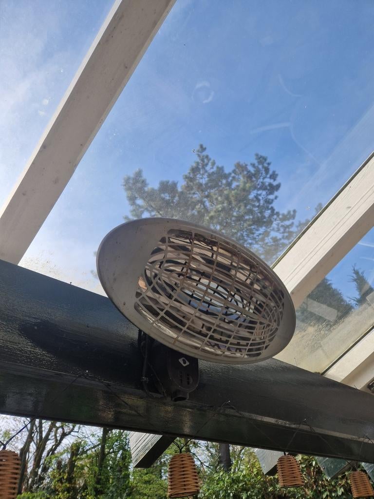 Warmtelamp voor overkapping, Tuin en Terras, Ophalen, Gebruikt, Elektrisch, Wand
