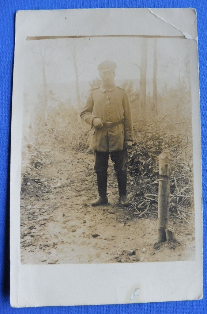 Duitse WO1 Foto Soldaat met IJzeren Kruis frontlinie (N), Verzenden, Landmacht, Duitsland, Overige typen