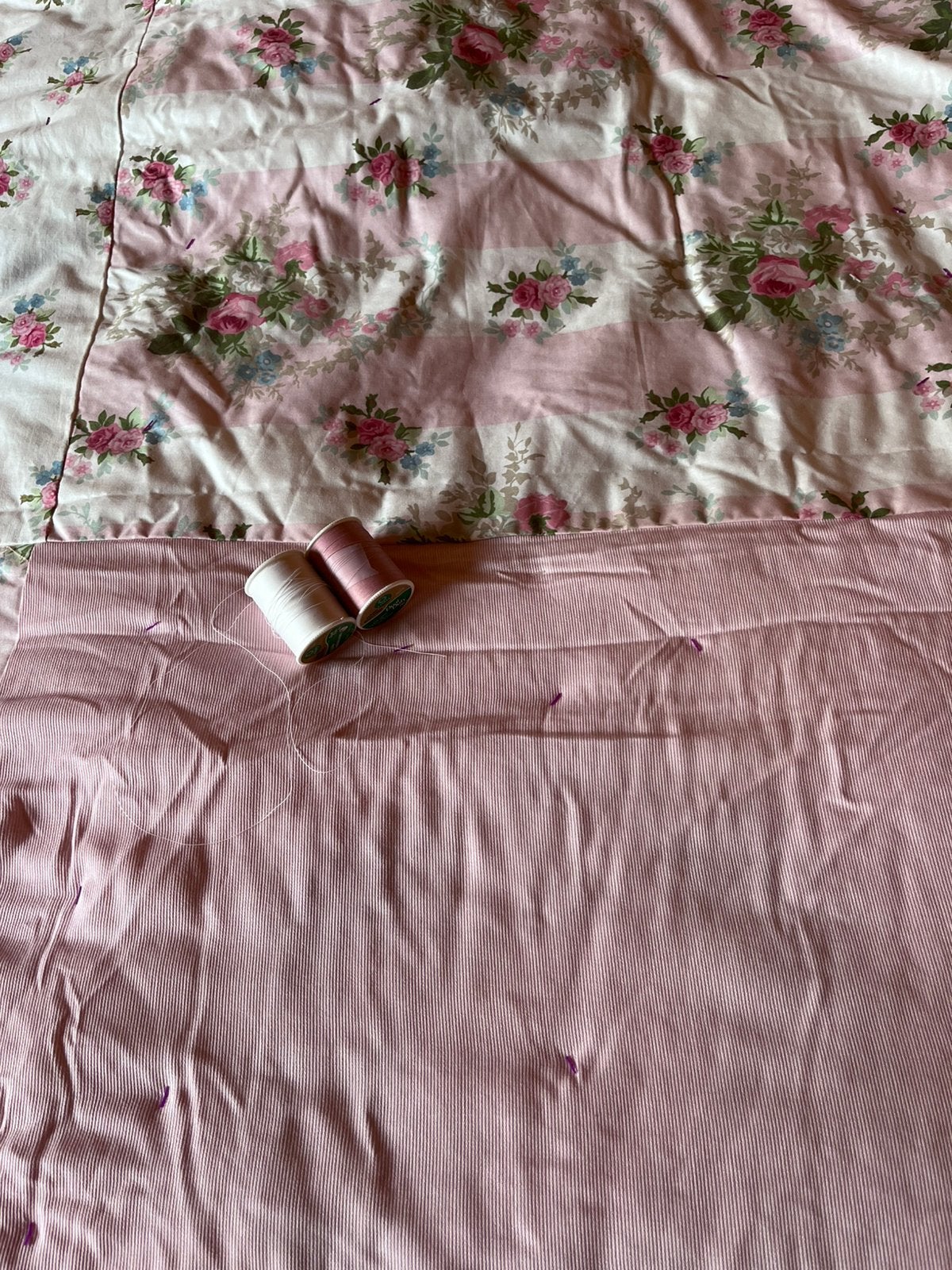 Laura Ashley bedsprei., Ophalen of Verzenden, Zo goed als nieuw, Eenpersoons, Kussen