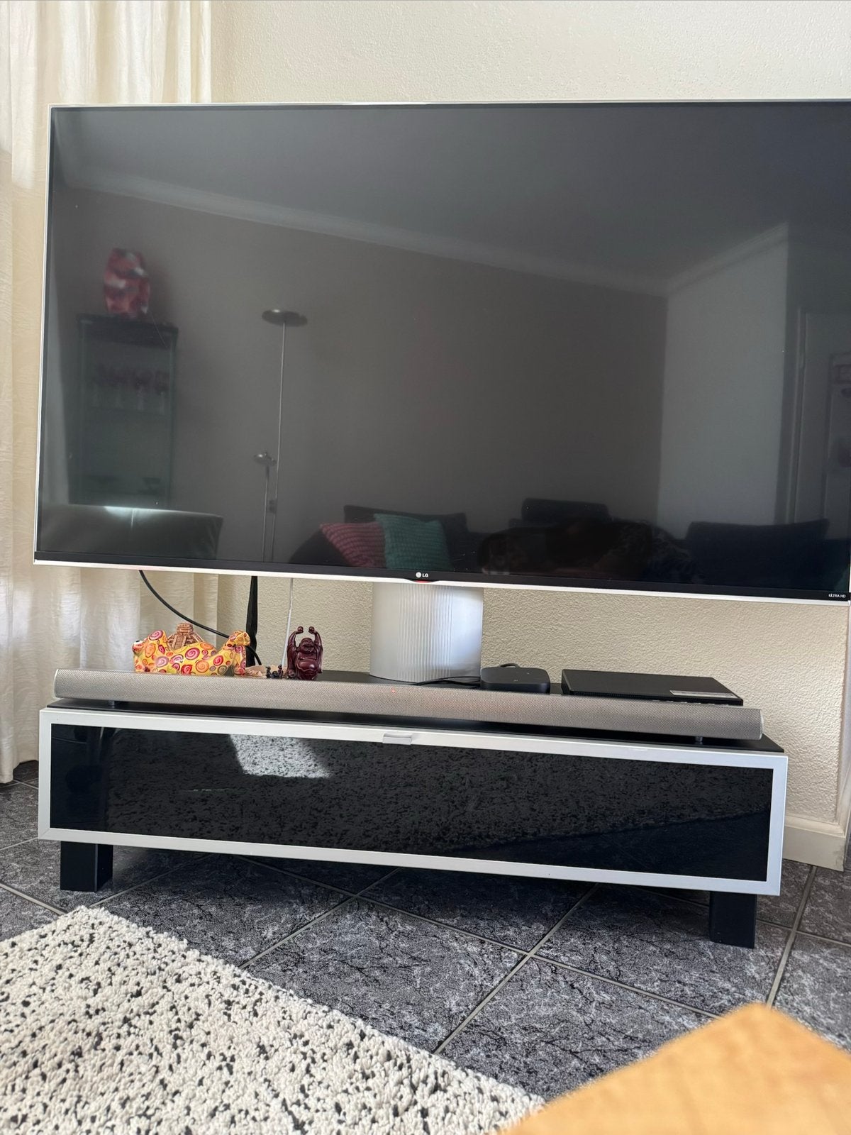 LG Ultra HD Smart TV 65 inch incl soundbar, 3D dvd speler, Ophalen, LED, 50 Hz, Zo goed als nieuw
