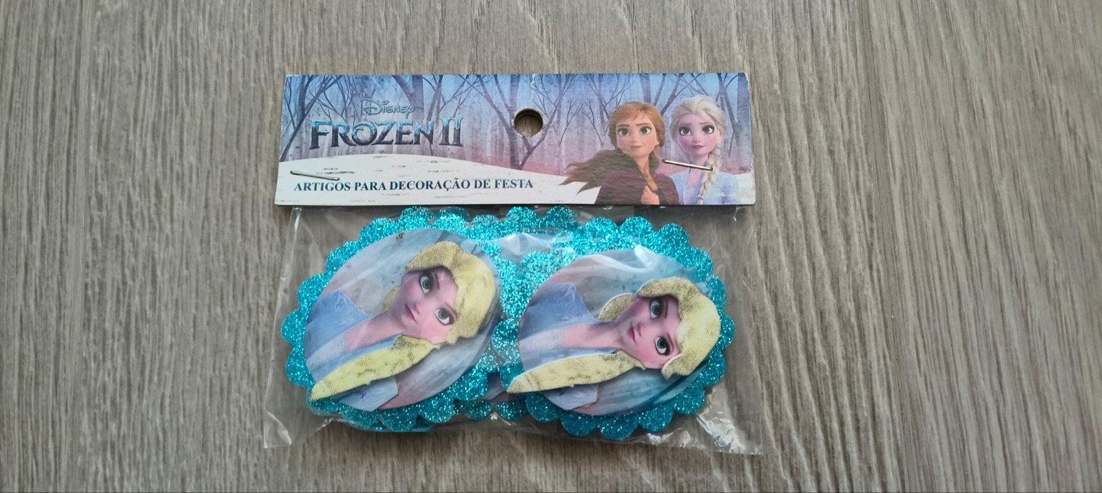 Frozen foam plakkers - Elsa glitter decoratie, Film en tv, Zelfklevend, Nieuw, Meerkleurig