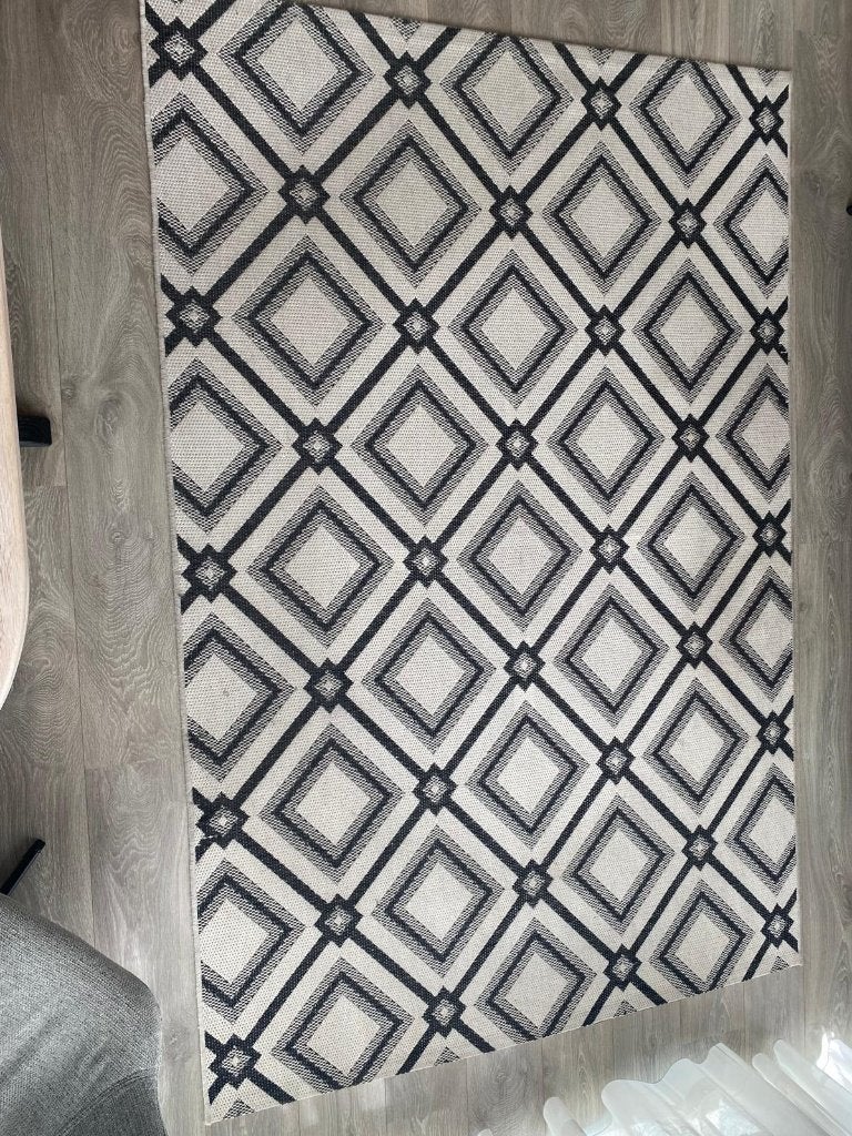 vloerkleed geschikt voor buiten binnen, Huis en Inrichting, Stoffering | Tapijten en Kleden, Ophalen, Gebruikt, 100 tot 150 cm