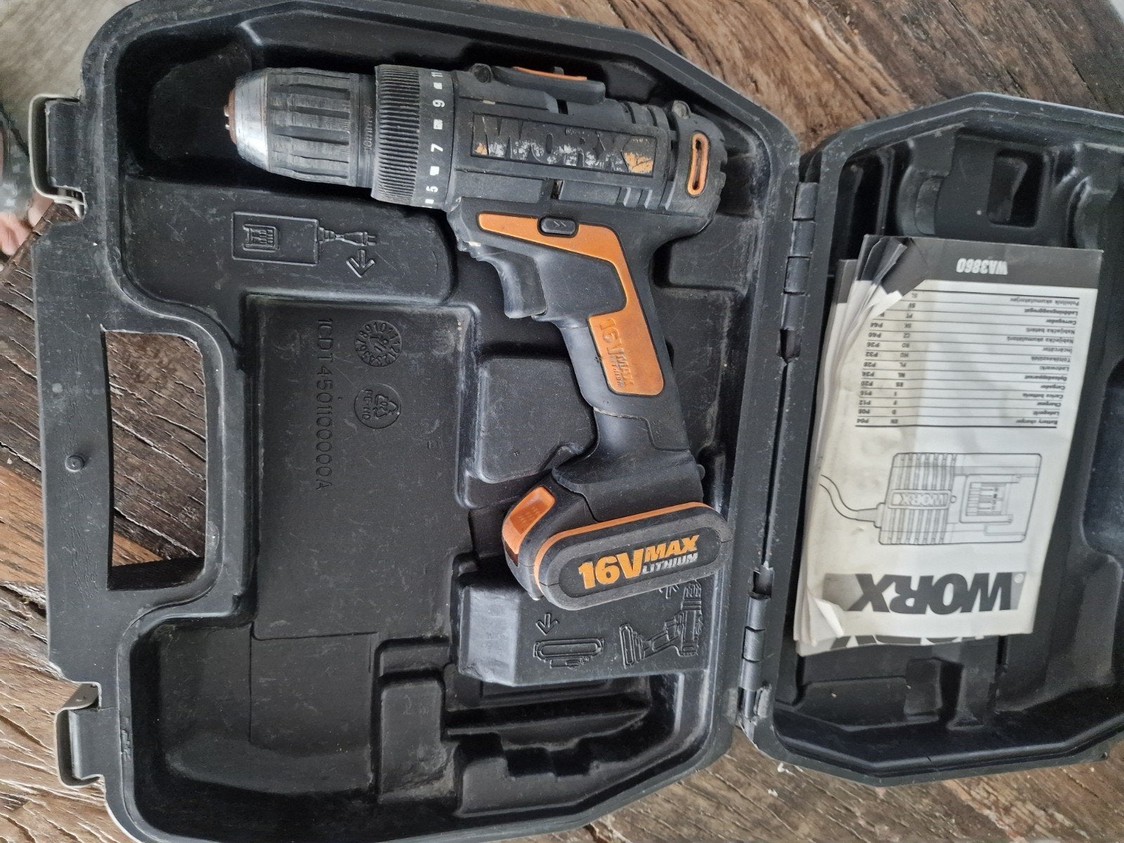 WORX schroef boormachine, Doe-het-zelf en Verbouw, Ophalen of Verzenden, Gebruikt, Boormachine