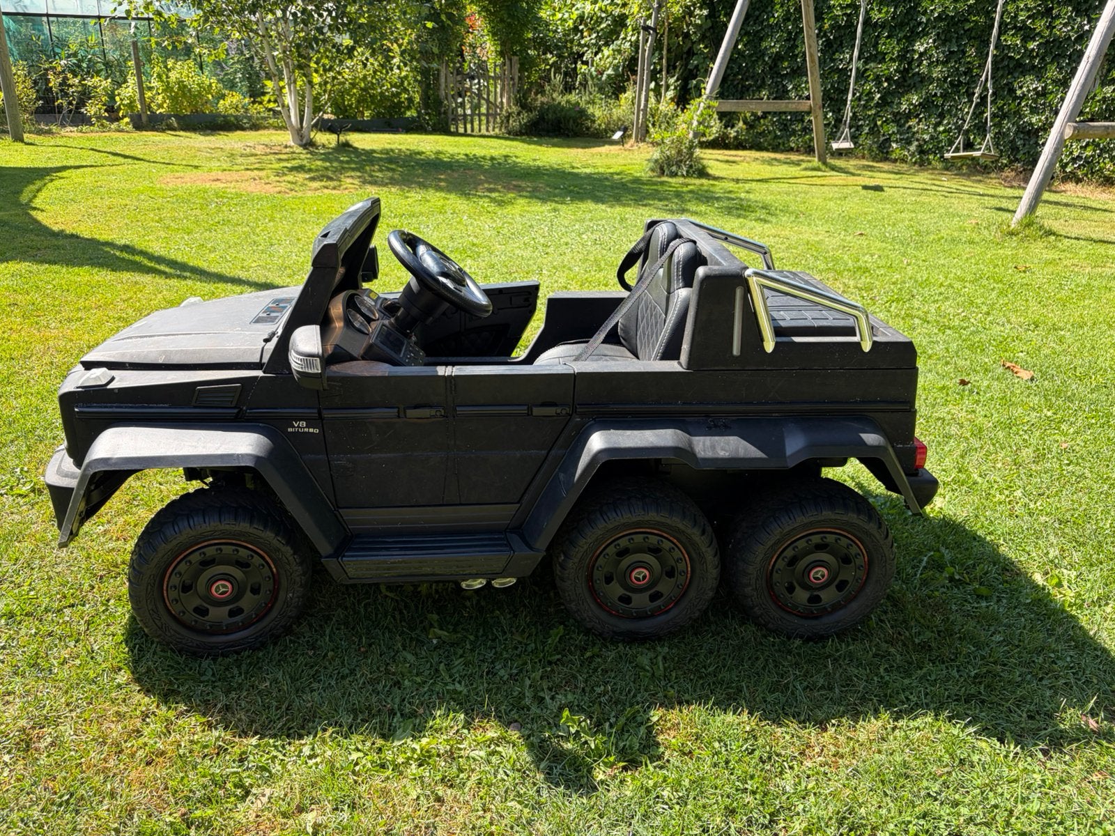 Mercedes G63 AMG 6x6 elektrische kinderauto – 6 wielen, Ophalen, Gebruikt