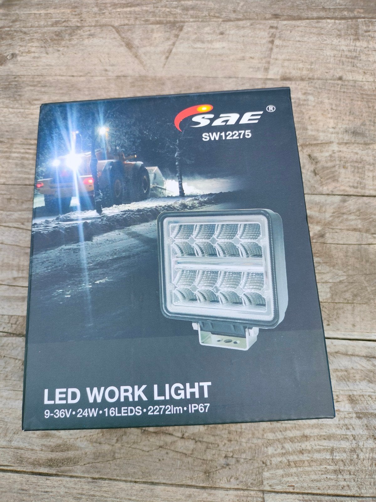 SAE LED Werklamp 9-36V 24W 16LEDs 2272lm IP67/IP68, Ophalen, Nieuw, Universele onderdelen