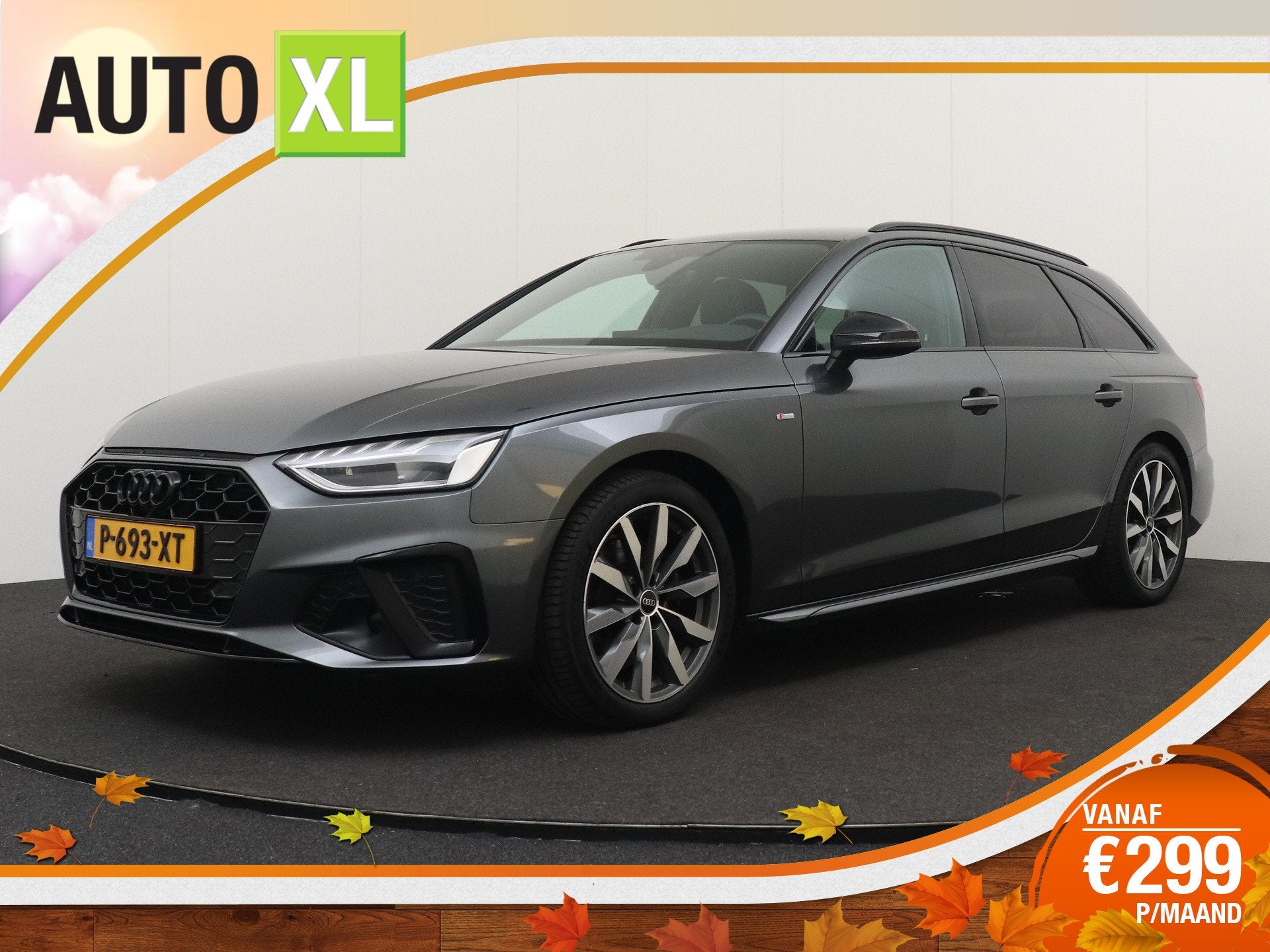 Audi A4 Avant 35 TFSI S-Line Competition Adapt.Cruise Carpla, Dealer onderhouden, Gebruikt, 4 cilinders, Origineel Nederlands