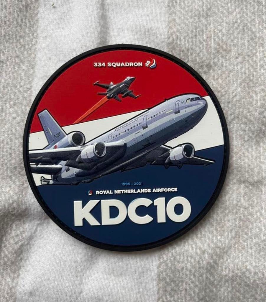 KDC 10 Patch 334SQN, Ophalen of Verzenden, Nieuw, Patch, Badge of Embleem