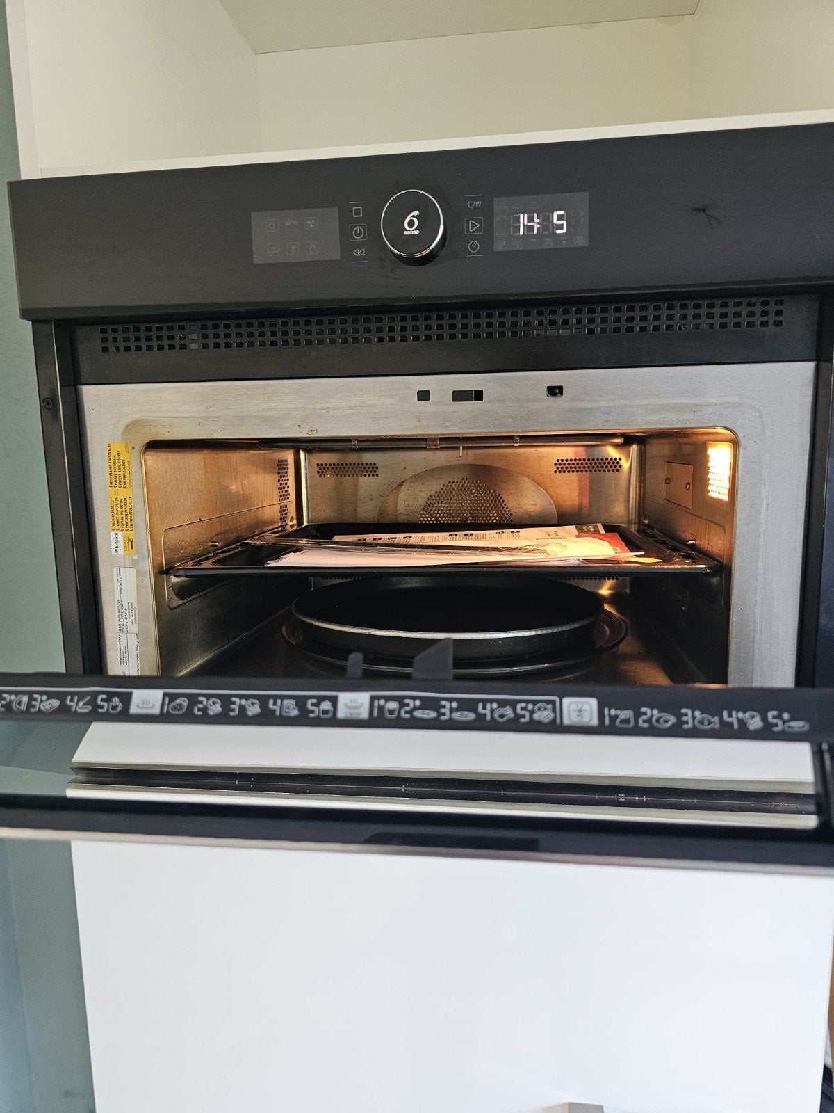 Whirlpool Inbouw Combimagnetron/Oven, Witgoed en Apparatuur, Ophalen, Combimagnetron, Gebruikt, 60 cm of meer